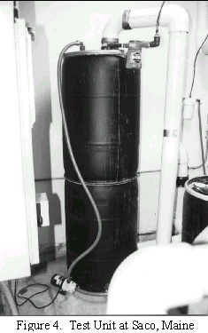 Saco pump station biotrickling filter installation